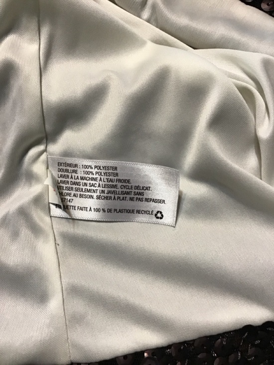 Women’s size medium Silver and Black Sequin Circle Skirt - Festive Flare - Picture 7 of 9